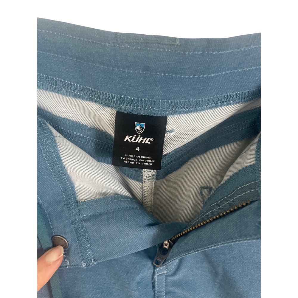 Kuhl Women's Blue Cargo Hiking Shorts size 4 EUC - Picture 3 of 8